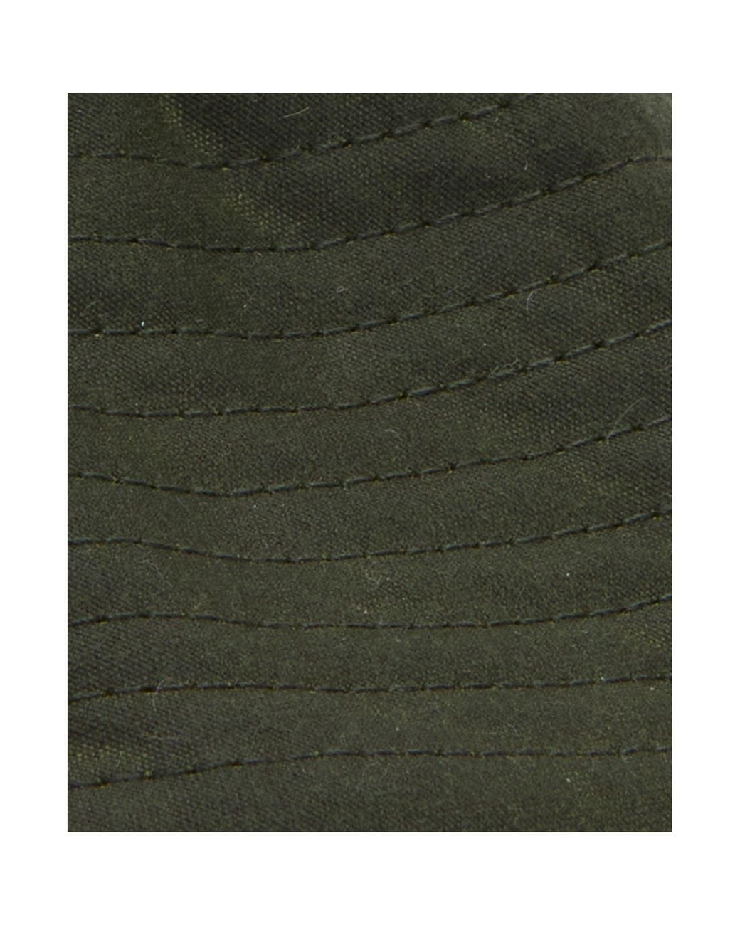 Barbour Brown Brackley Waxed Bucket Hat