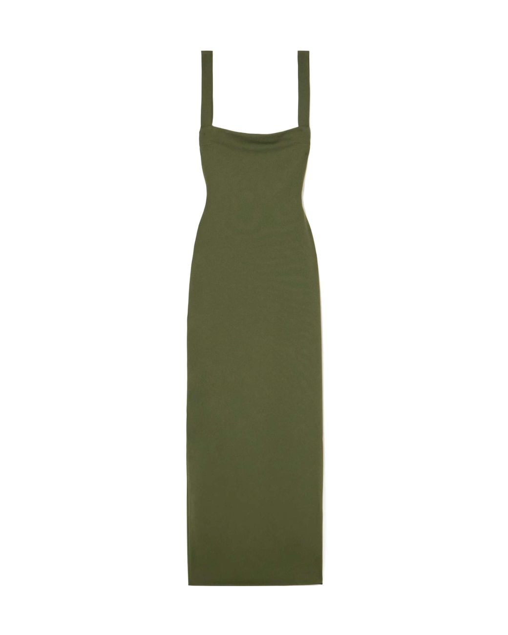 Solace London Green Joni Stretch-Crepe Maxi Dress