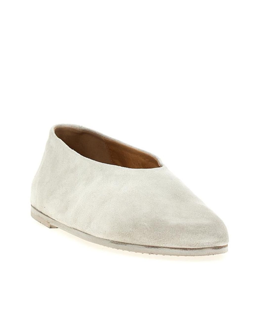 Marsèll White Marsèll Coltellaccio Ballerina Shoes