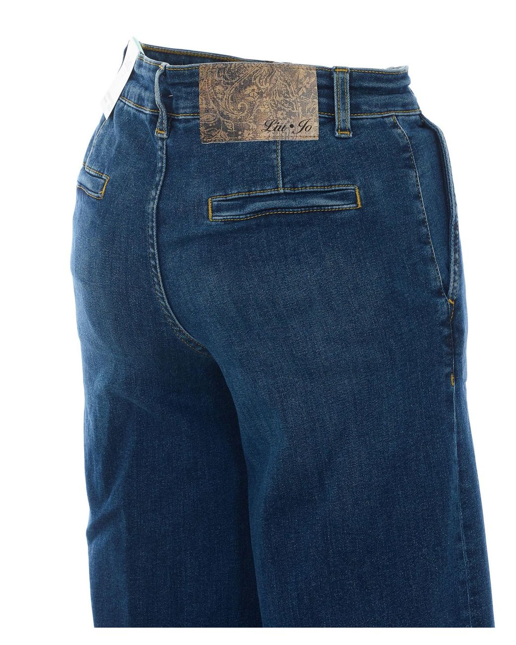 Liu Jo Blue High-Waist Wide-Leg Jeans