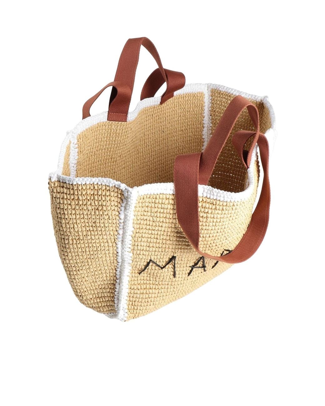 Marni Natural Plain Colour Handbags
