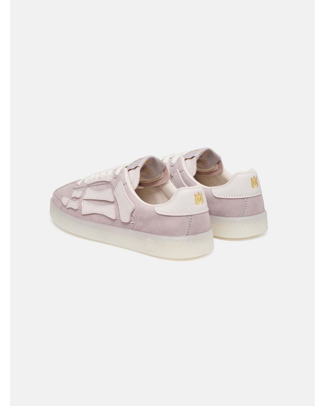 Amiri Pink Pacific Bones Low-Top Sneakers