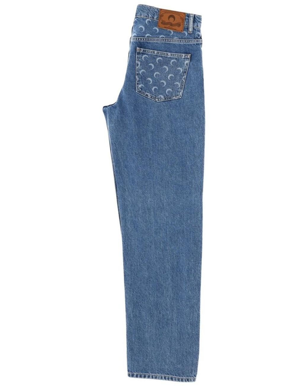 MARINE SERRE Blue Jeans for men