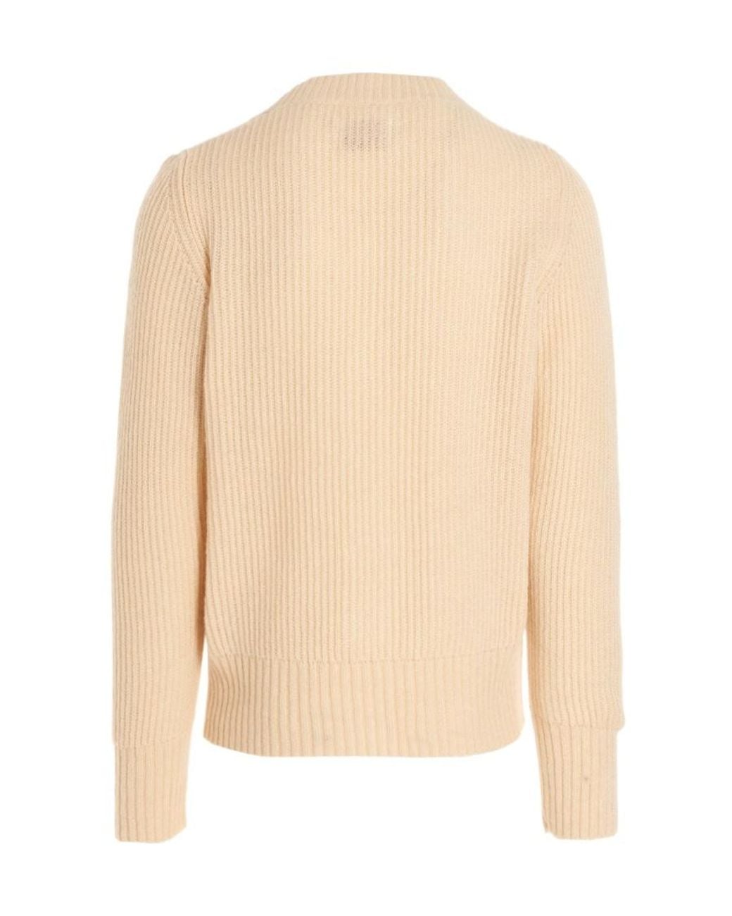 LC23 Natural V-Neck Long-Sleeved Sweater for men