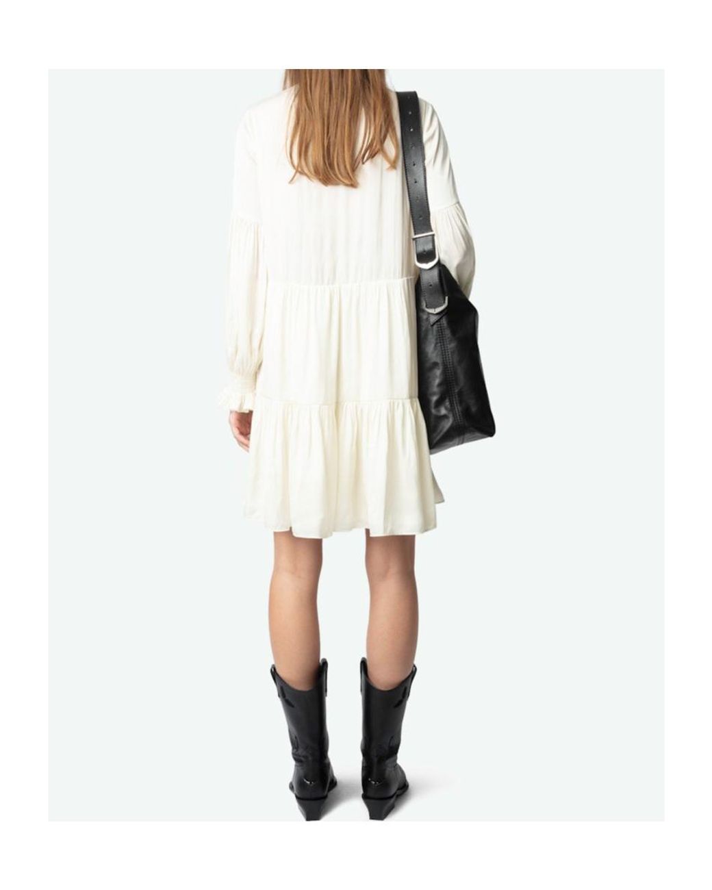 Zadig & Voltaire White Randy Mini Dress