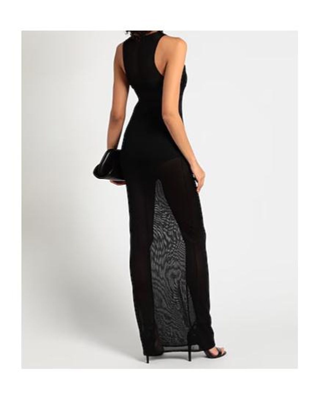 Saint Laurent Black Long Dresses