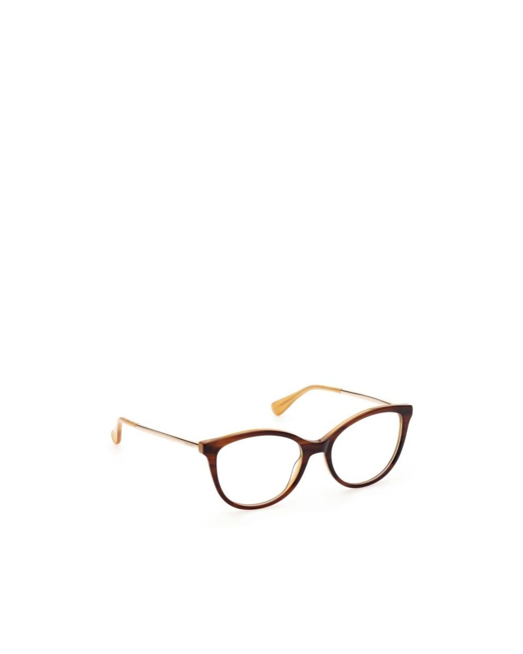 Max Mara White Cat-Eye Frame Glasses
