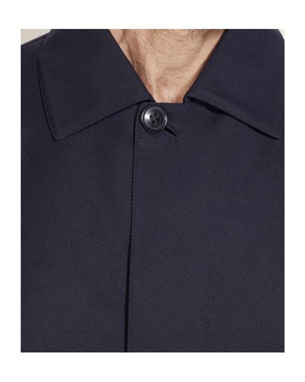 Zegna Blue Long-Sleeve Casual Jacket for men