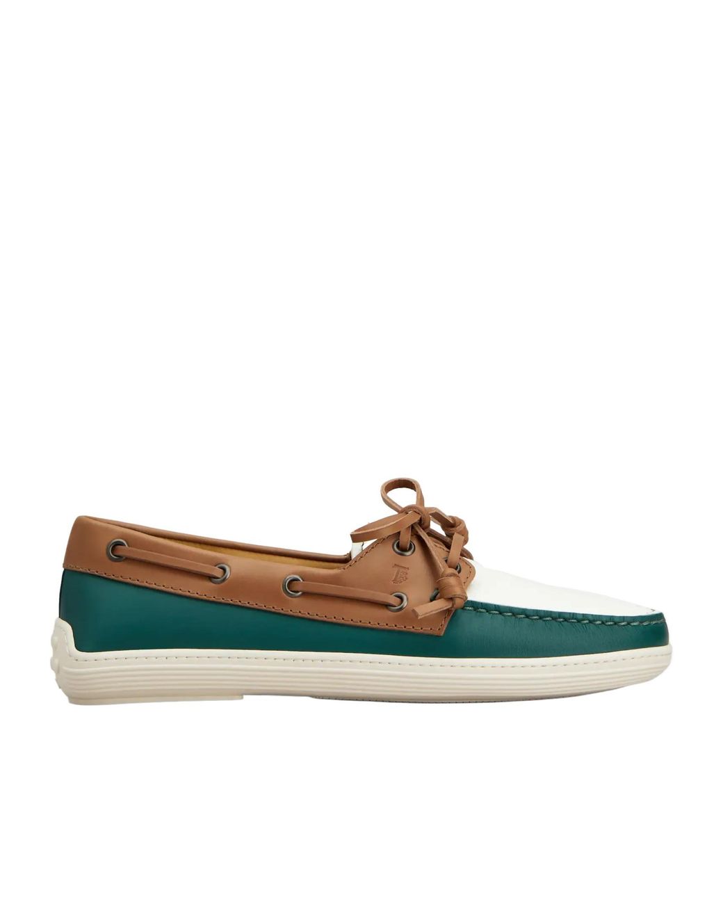 Tod's Green Round-Toe Loafers