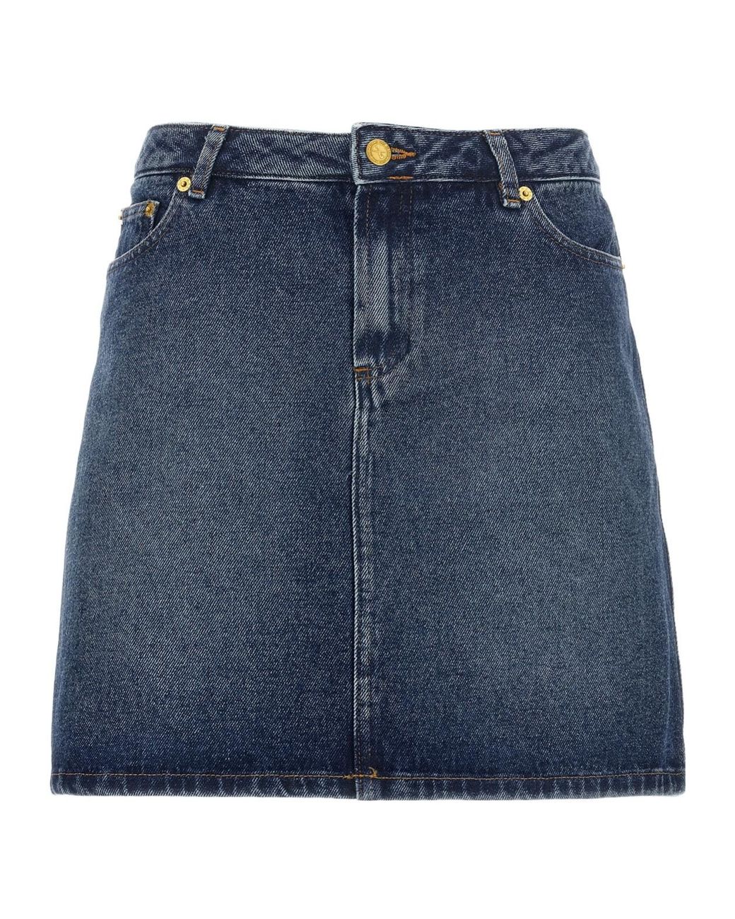 A.P.C. Blue Standard Denim Skirt
