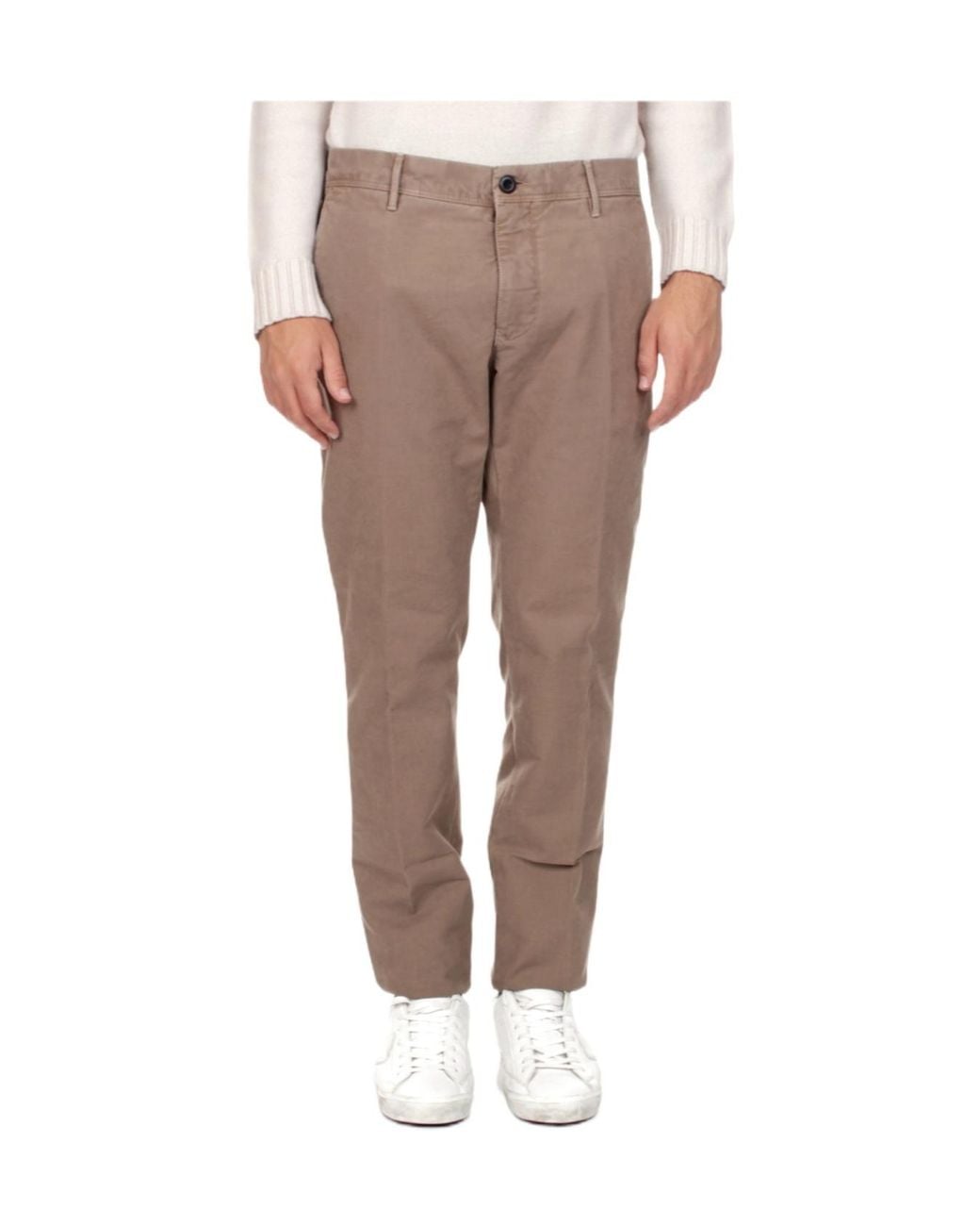 Incotex Gray Casual Trousers With Belt Loops for men
