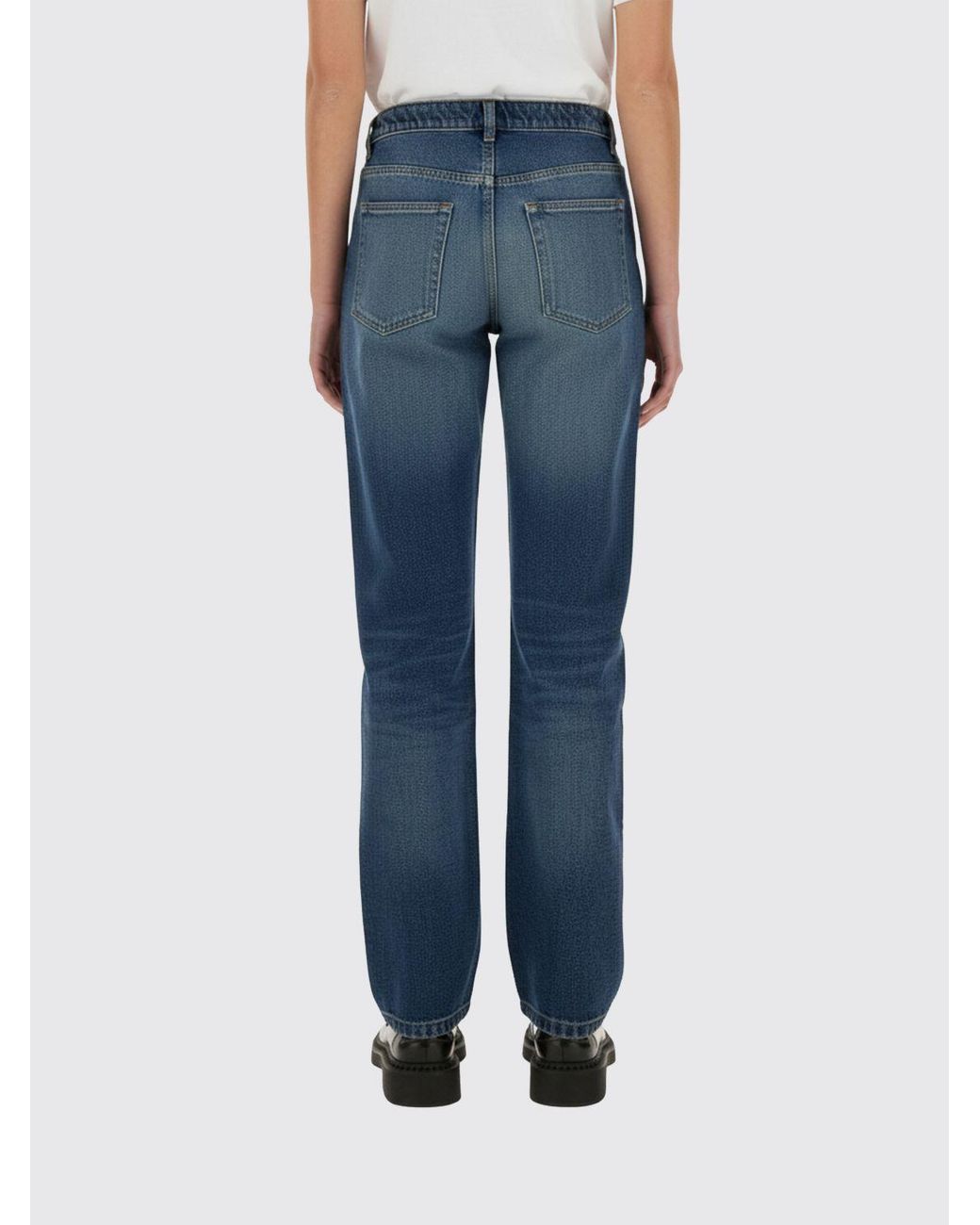 A.P.C. Blue Kylie Straight Leg Jeans