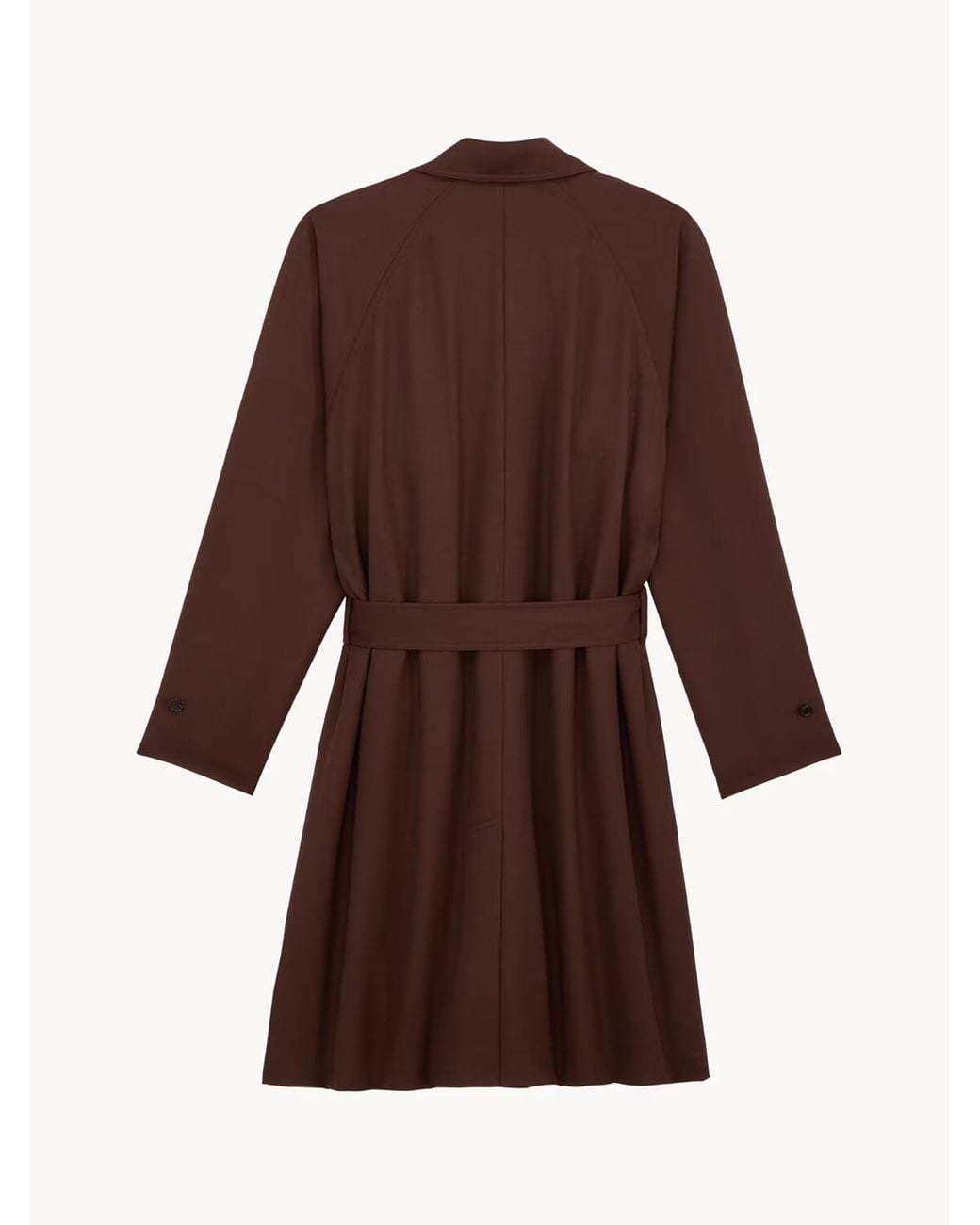 Saint Laurent Brown Trench Coat