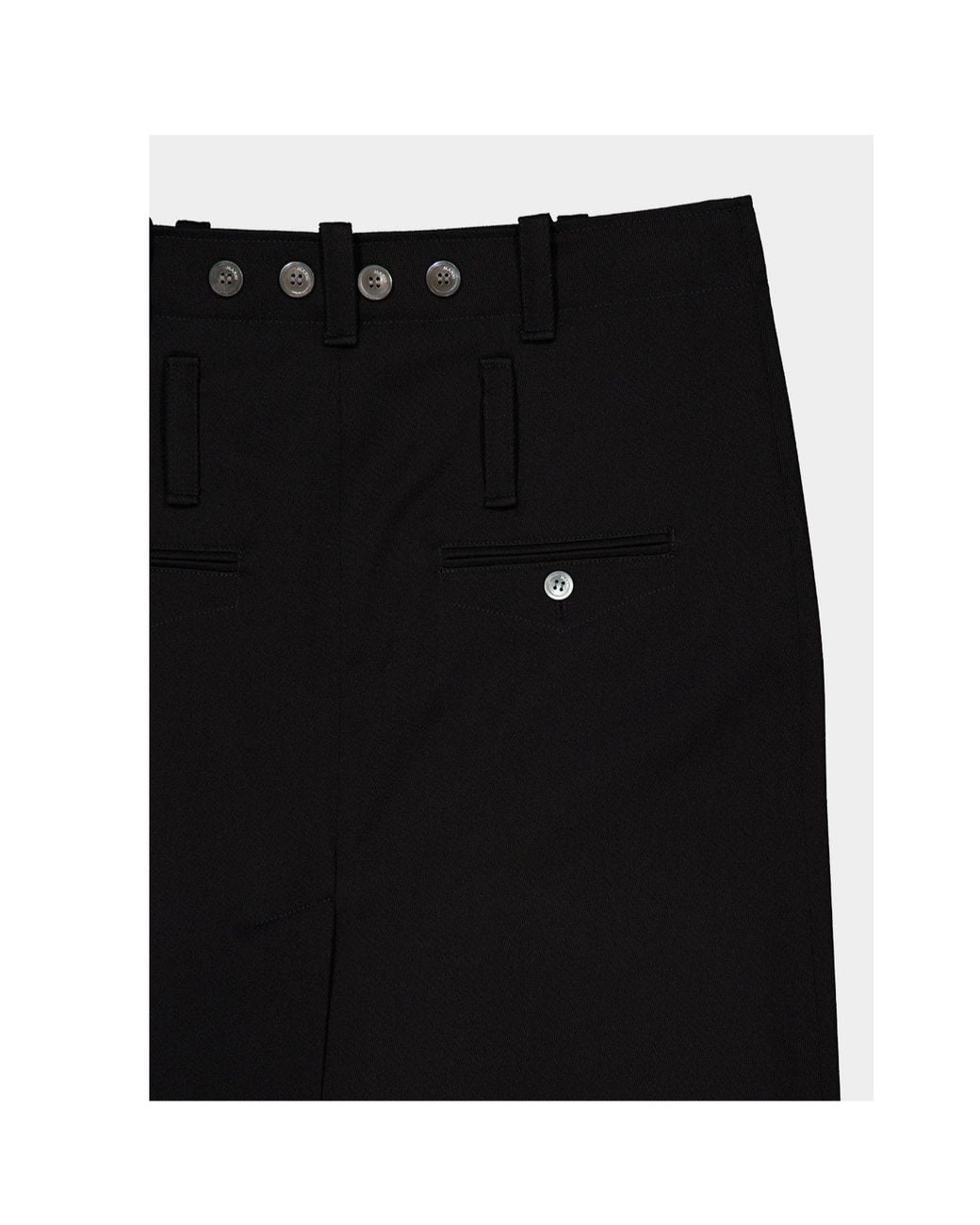 Marni Black Belted Skirt