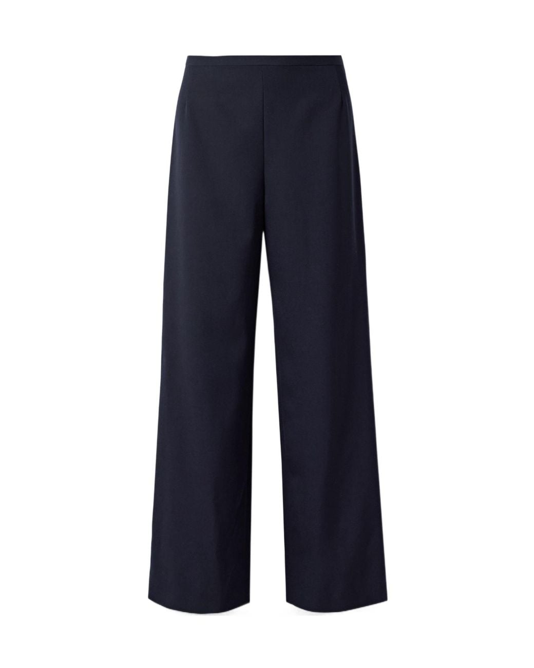 The Row Blue Wide-Leg Casual Pants