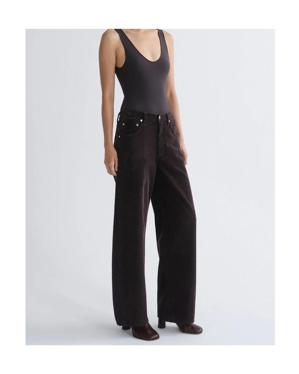 Agolde Multicolor Low Curve Corduroy Pants