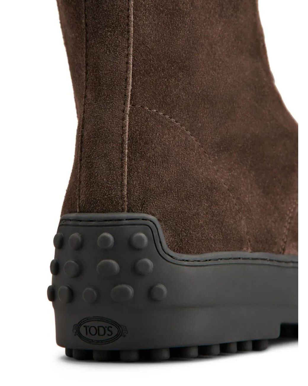 Tod's Brown Lace-Up Chelsea Boots