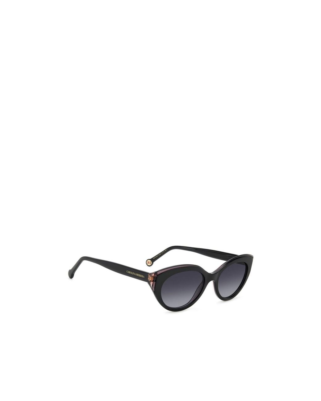 Carolina Herrera White Cat Eye Frame Full Rim Sunglasses