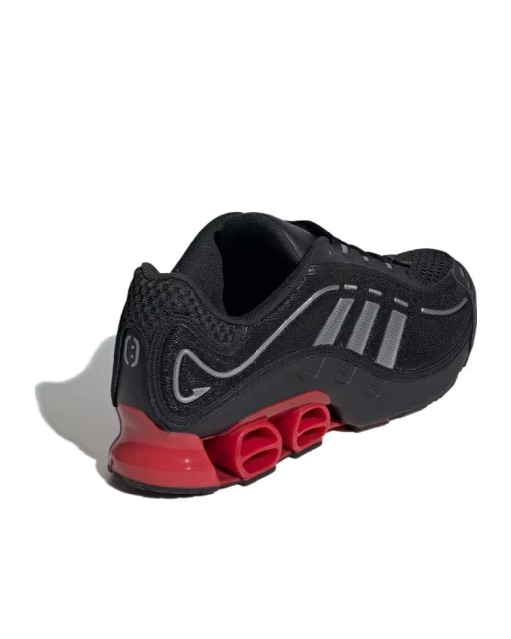 Adidas Originals Black Megaride Mesh-Panelled Sneakers for men