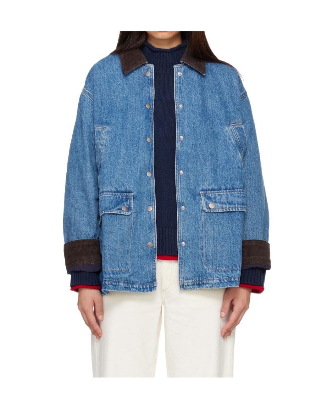 Rag & Bone Blue Long-Sleeve Jacket