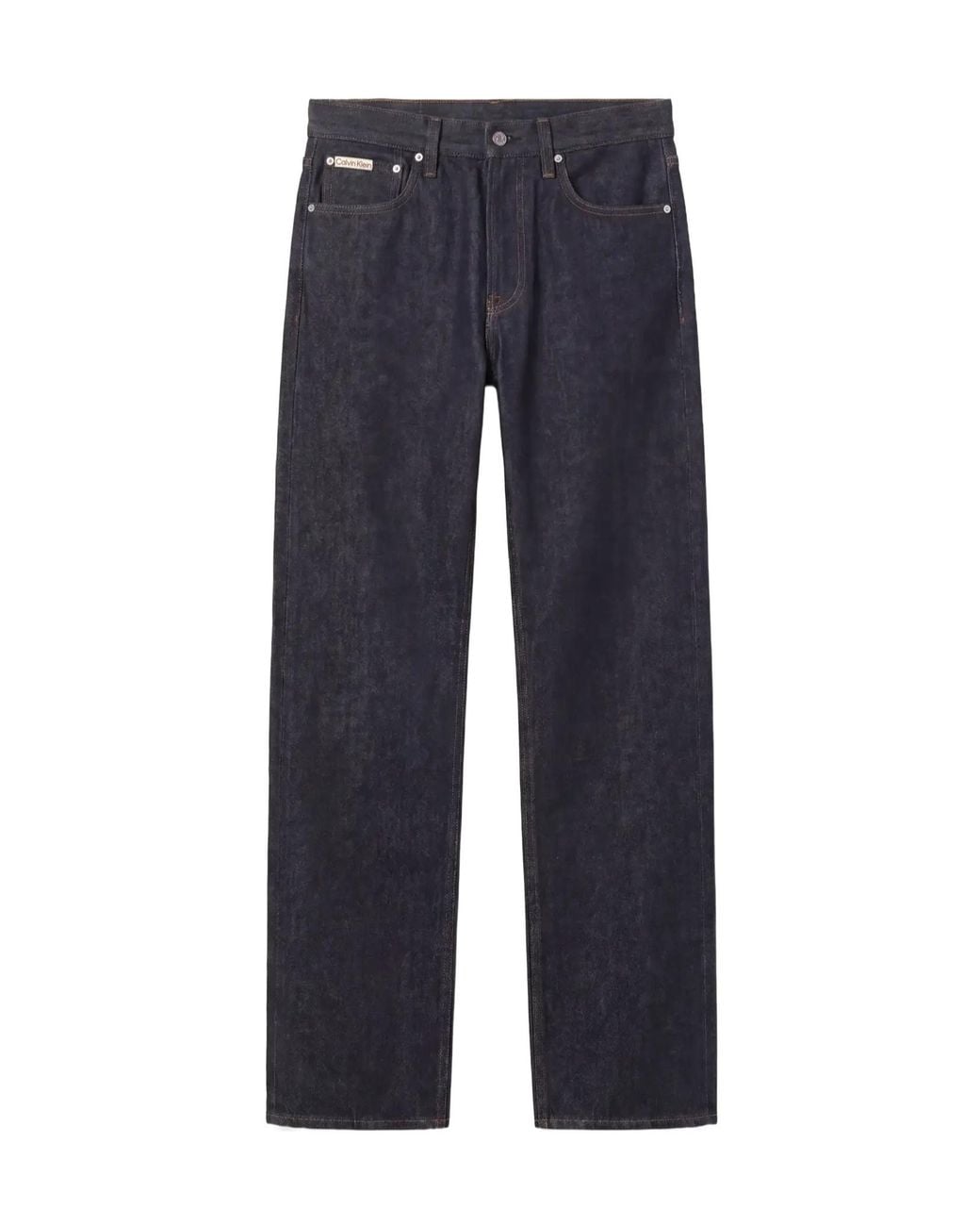 Calvin Klein Blue Rinze Regular-Fit Jeans for men
