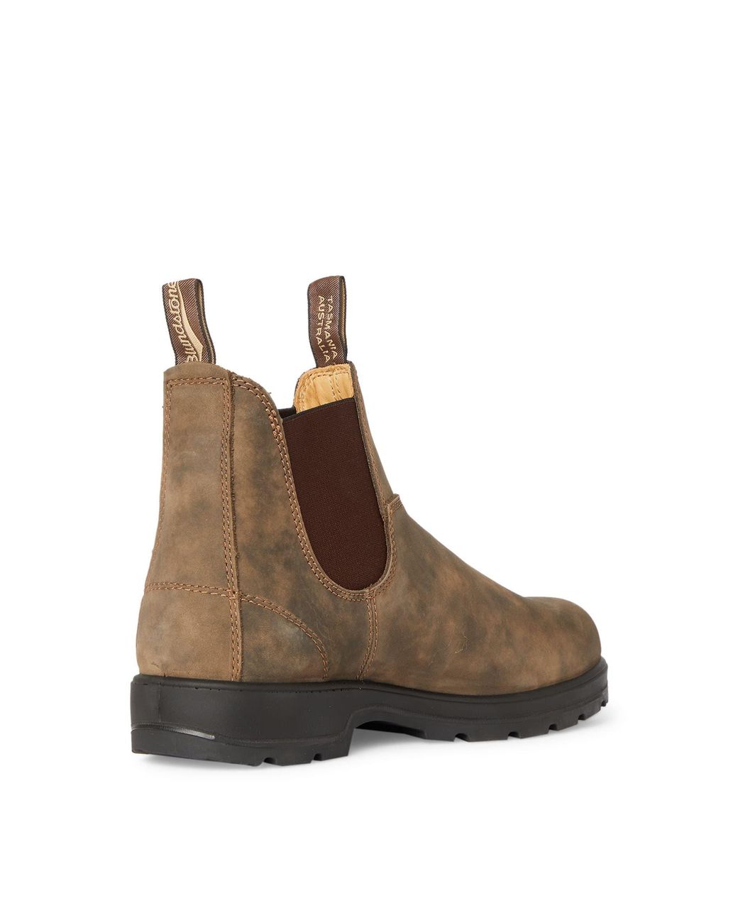 Blundstone Brown Elasticated Leather Boots for men