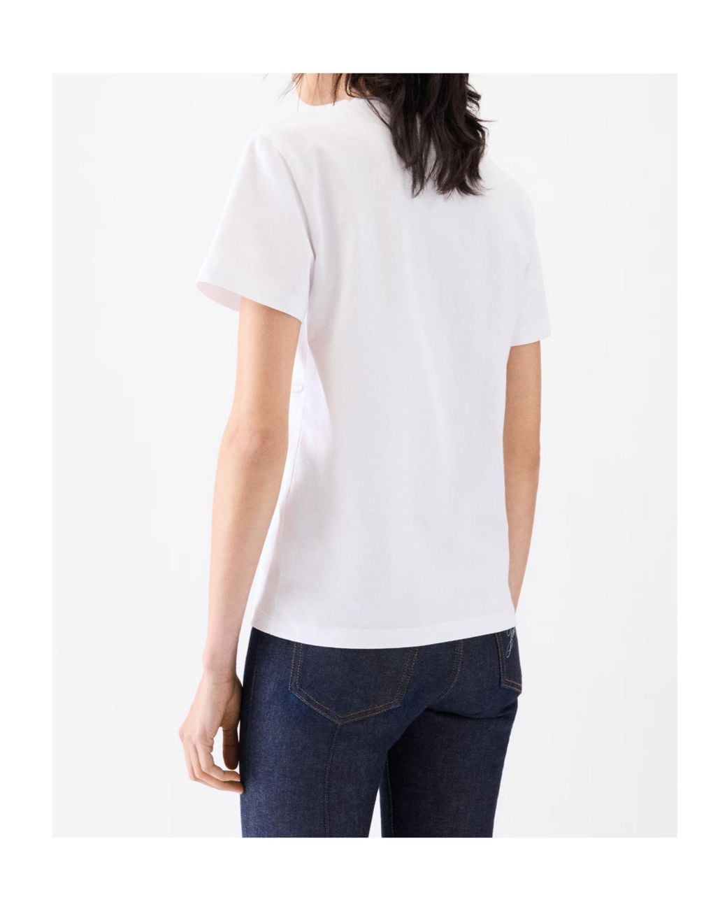 Jacquemus White Cotton J T-Shirt