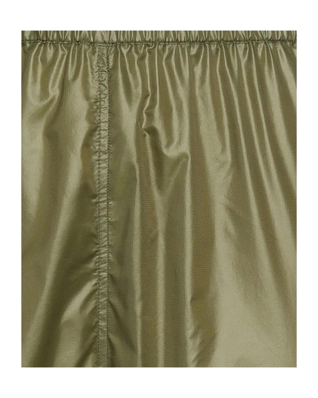 Ganni Green Elastic Waistband Trousers