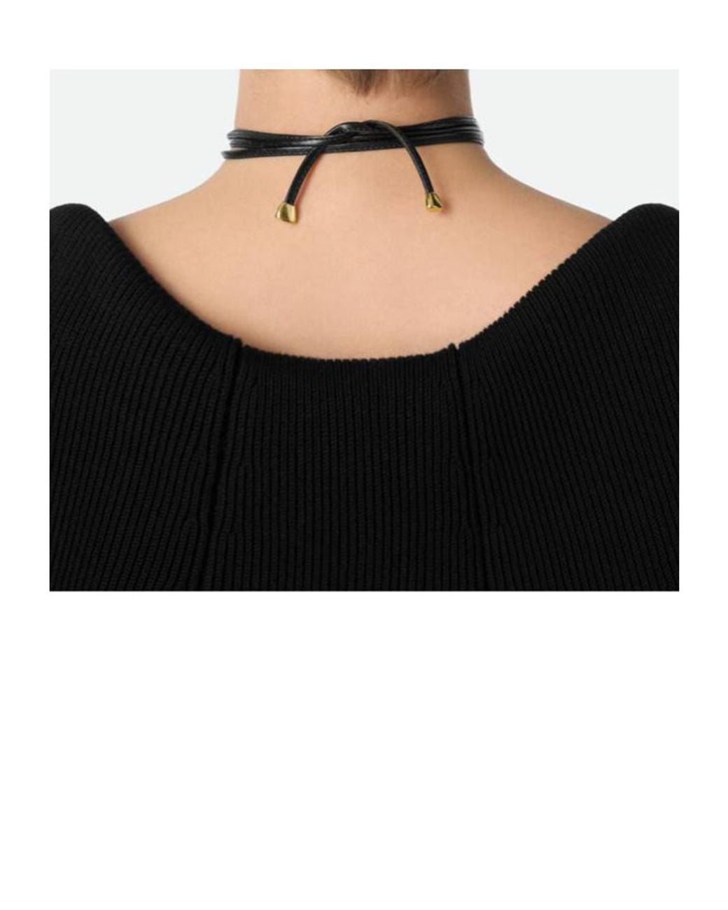Bottega Veneta Multicolor Sardine Leather Necklace