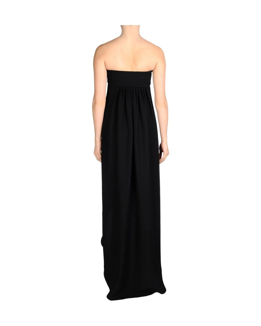 Saint Laurent Black Long Dresses