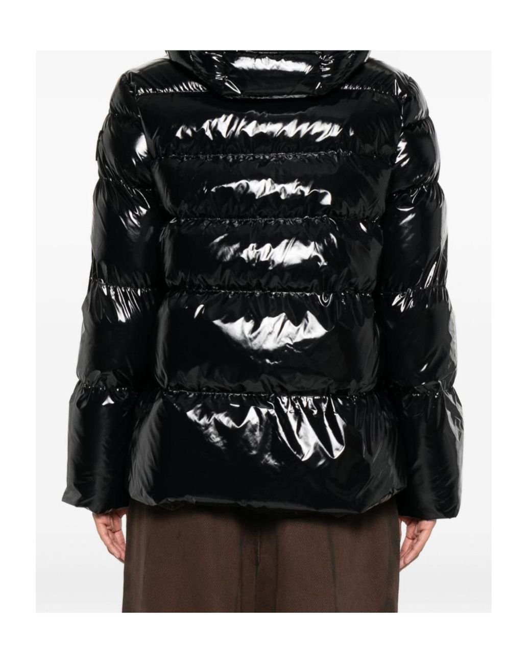 Pinko Black Zip-Up Hooded Jacket