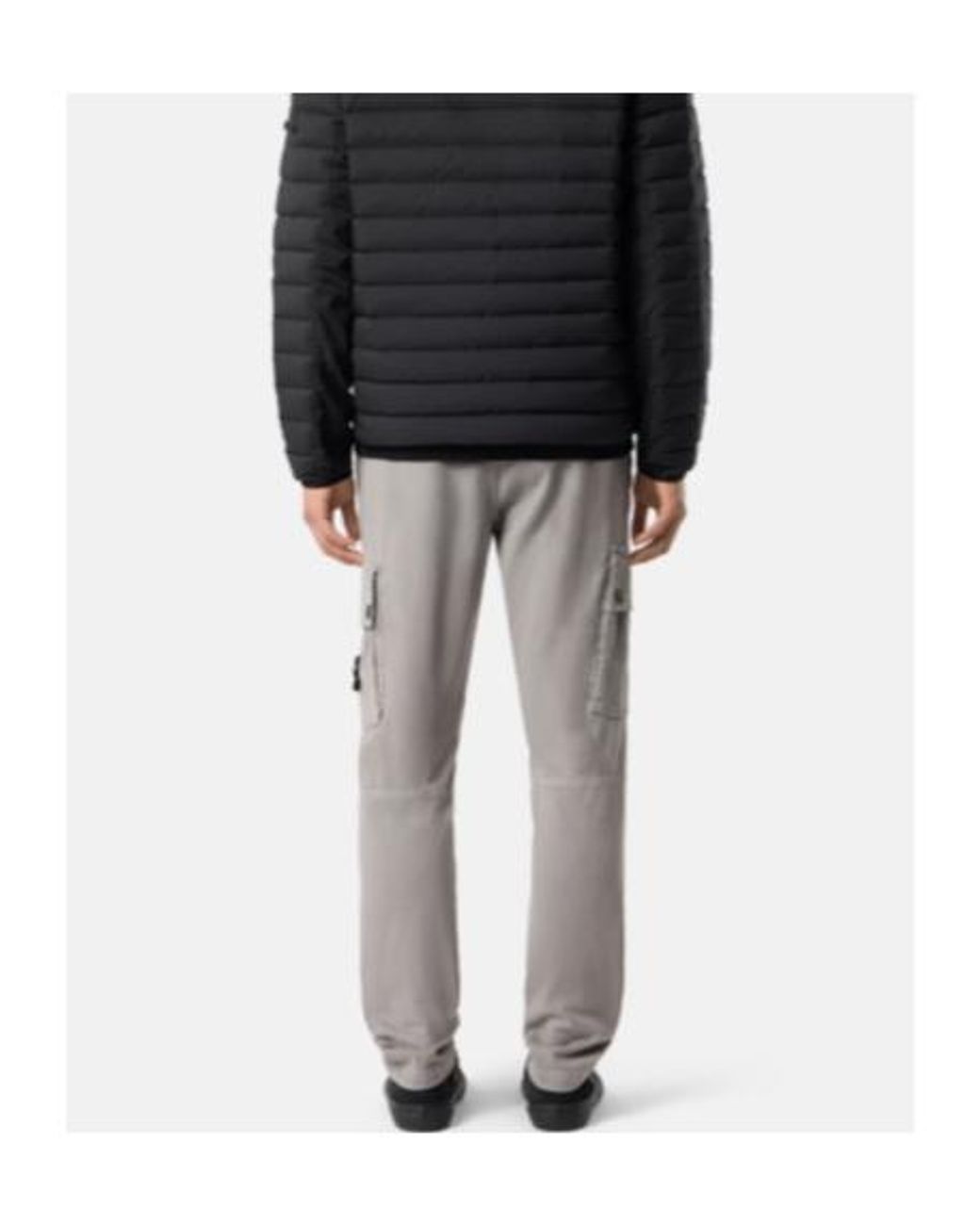 Stone Island Gray Tapered Cargo Pants for men