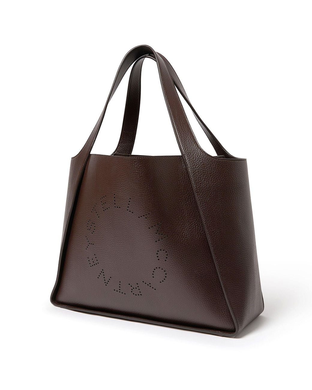 Stella McCartney Brown Logo Tote Bag