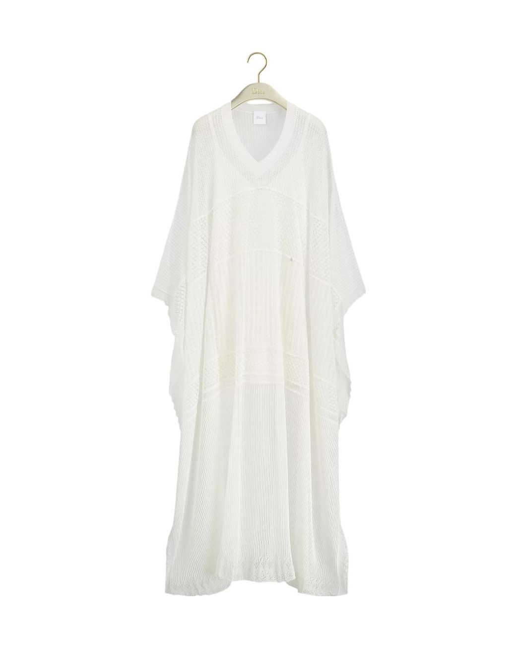 Dior White Iviera Long Dress