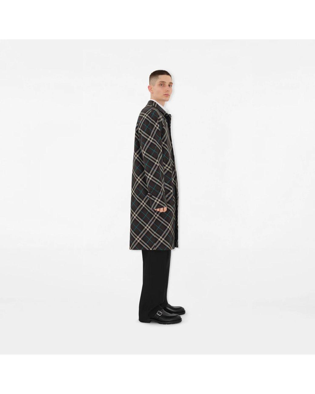 Burberry Black Single-Breasted Coats for men