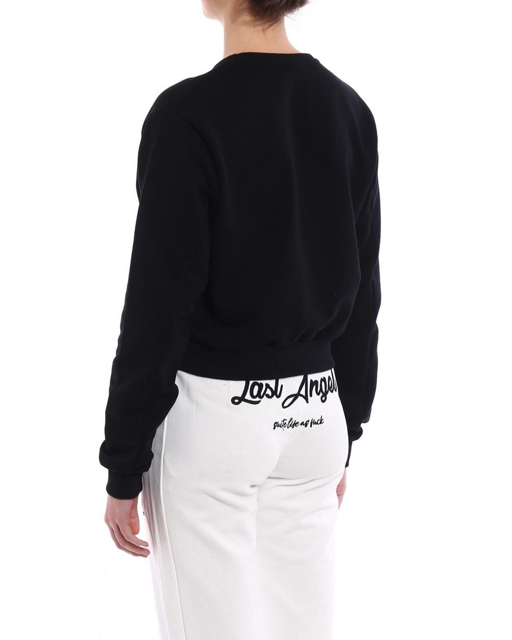 Chiara Ferragni Blue Round-Collar Long-Sleeve Hoodie