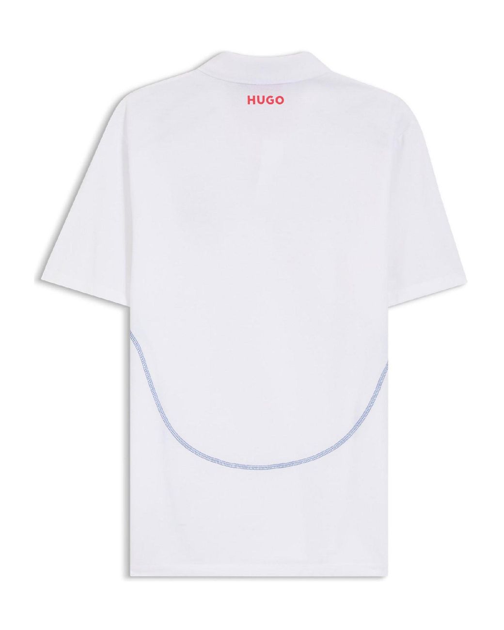Boss White Shortsleeve Polo Shirt for men