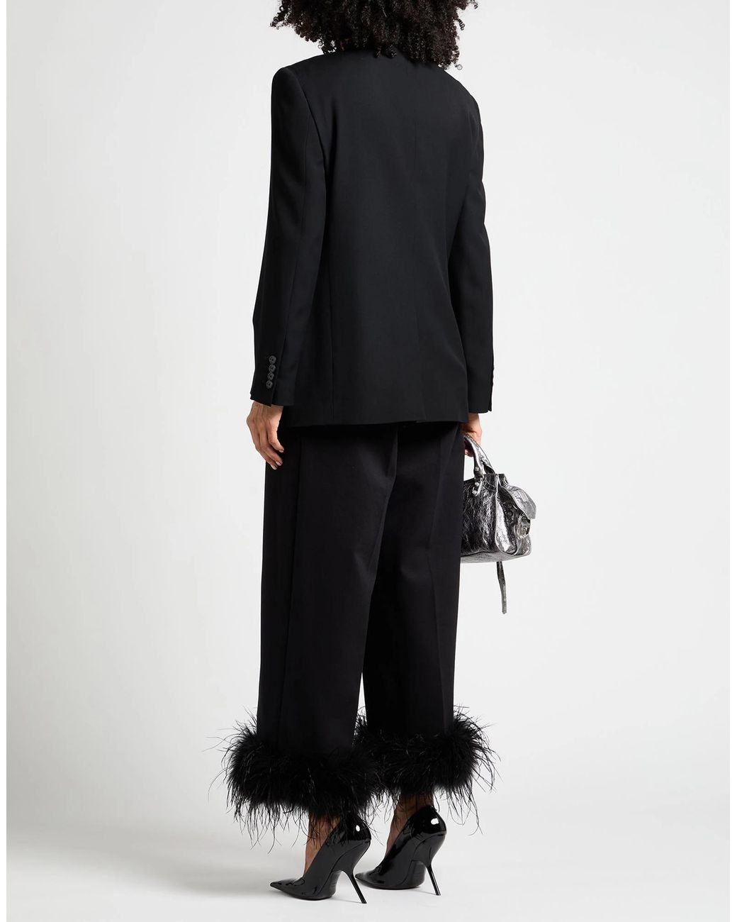 Balenciaga Black Single-Breasted Blazer