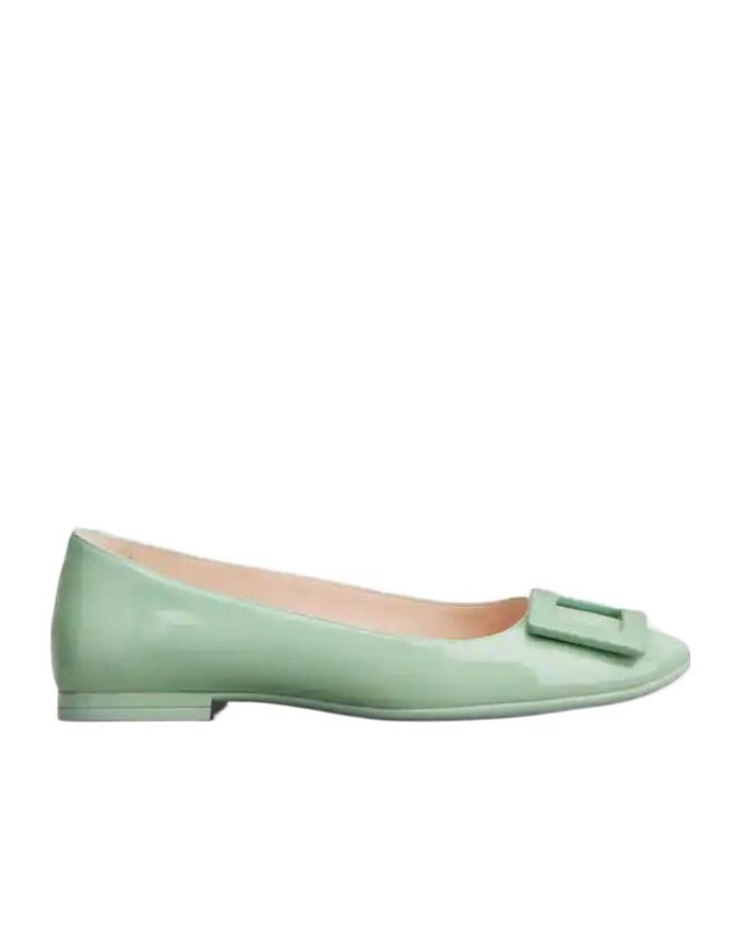 Roger Vivier Green U Look Ballerinas