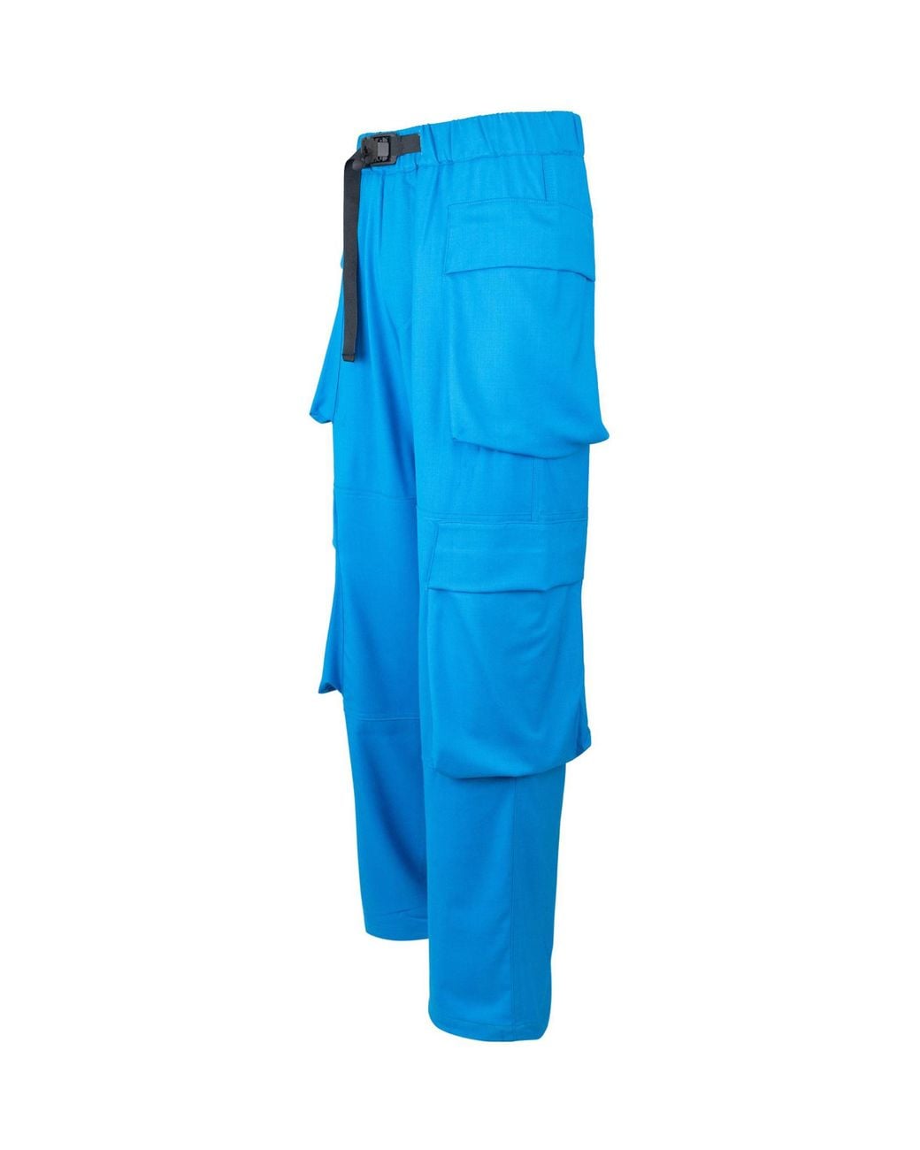 Bonsai Blue Loose Waist Casual Pants for men