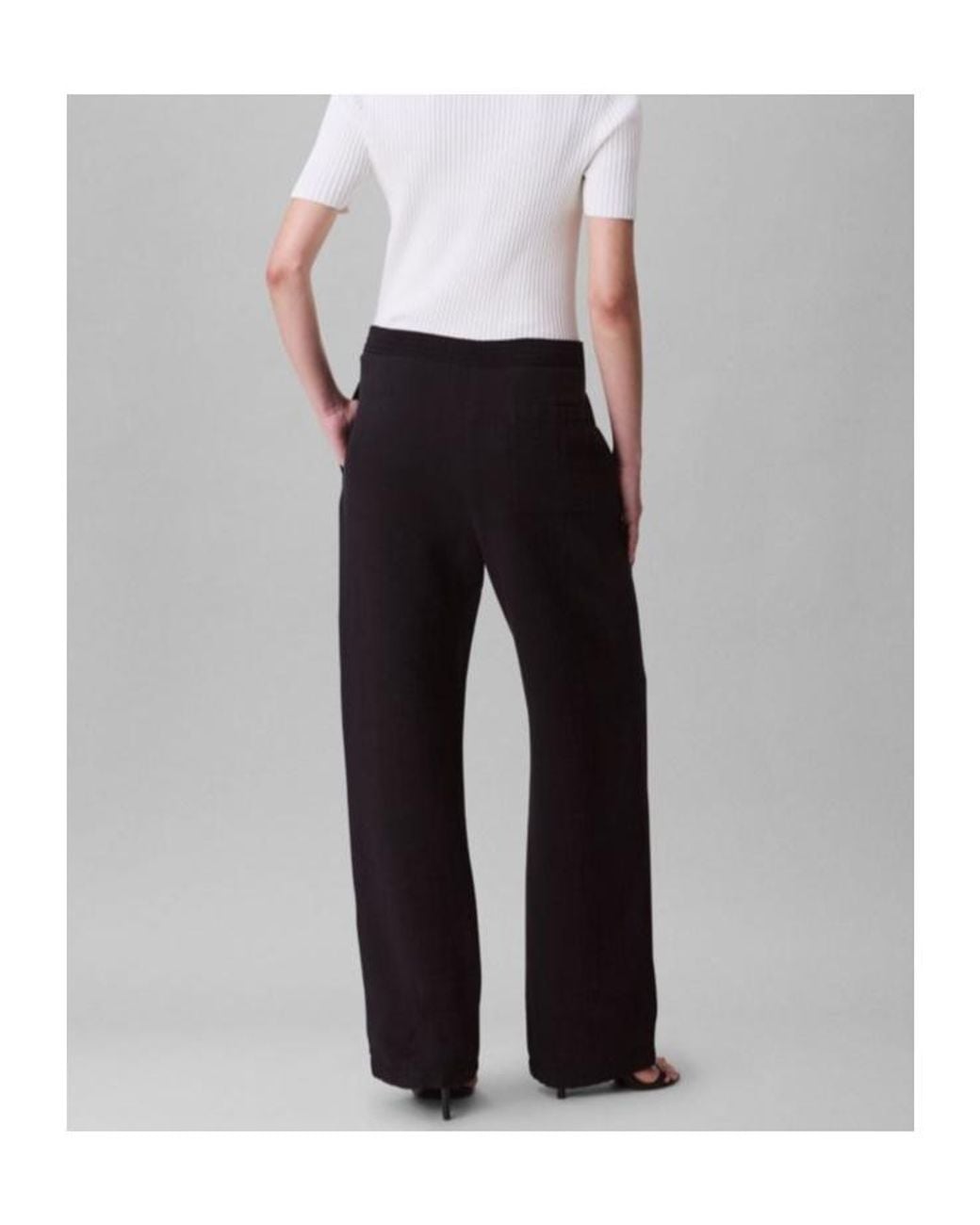 Calvin Klein Black Casual Trousers