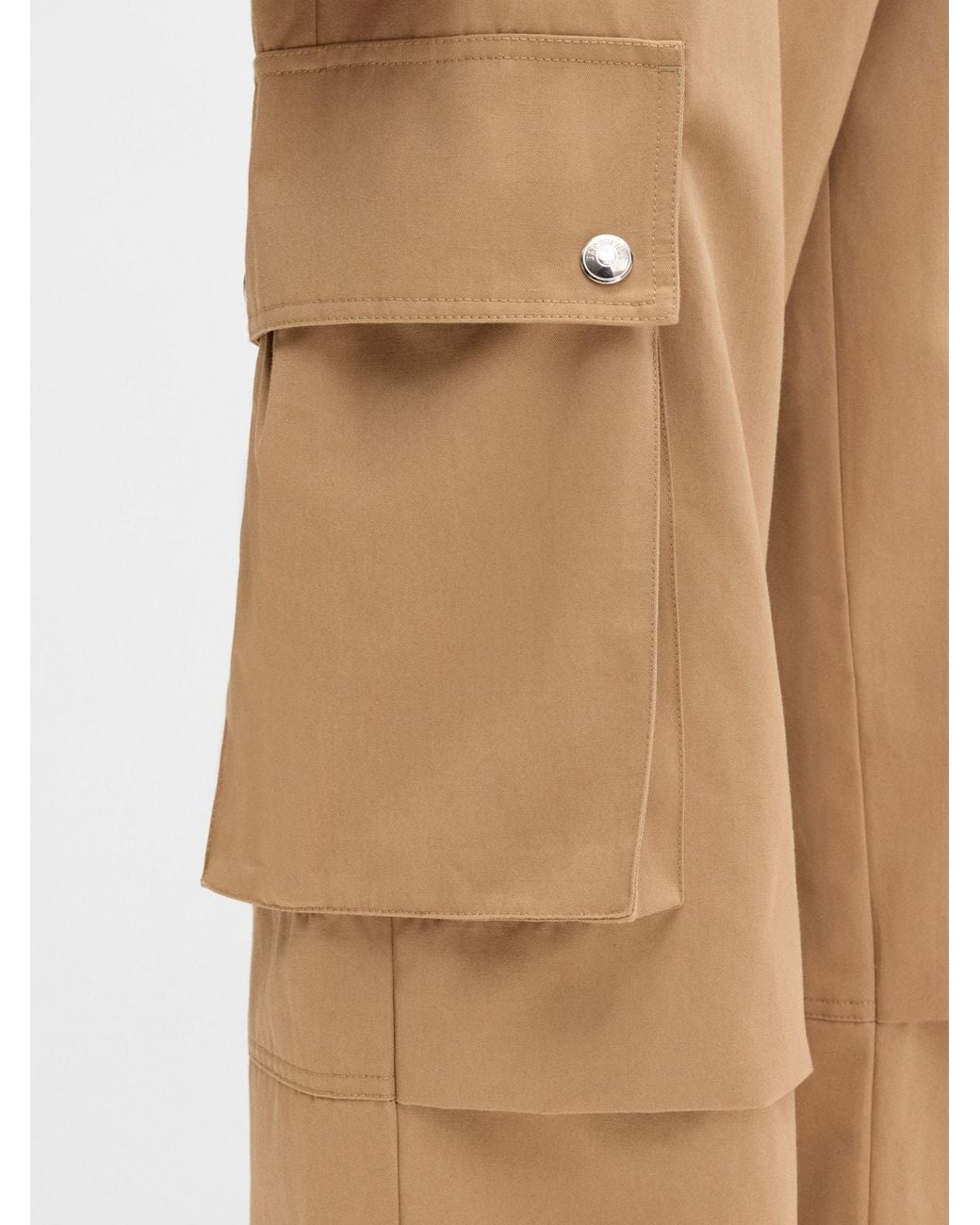 Jacquemus Natural Belted Wide-Leg Cargo Pants for men