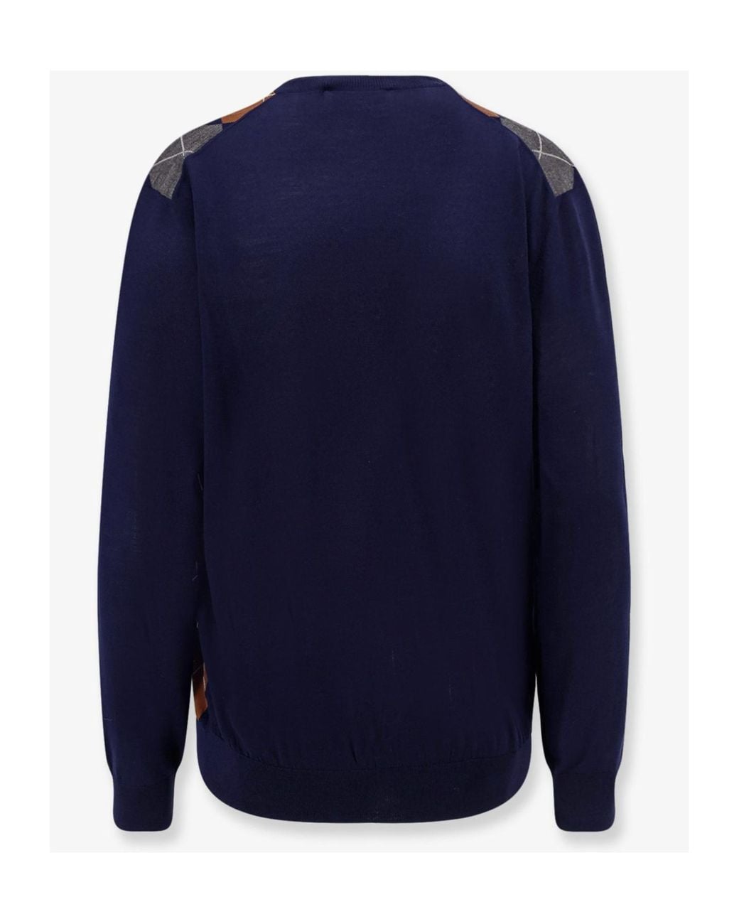 Miu Miu Blue V-Neck Knitted Jumper