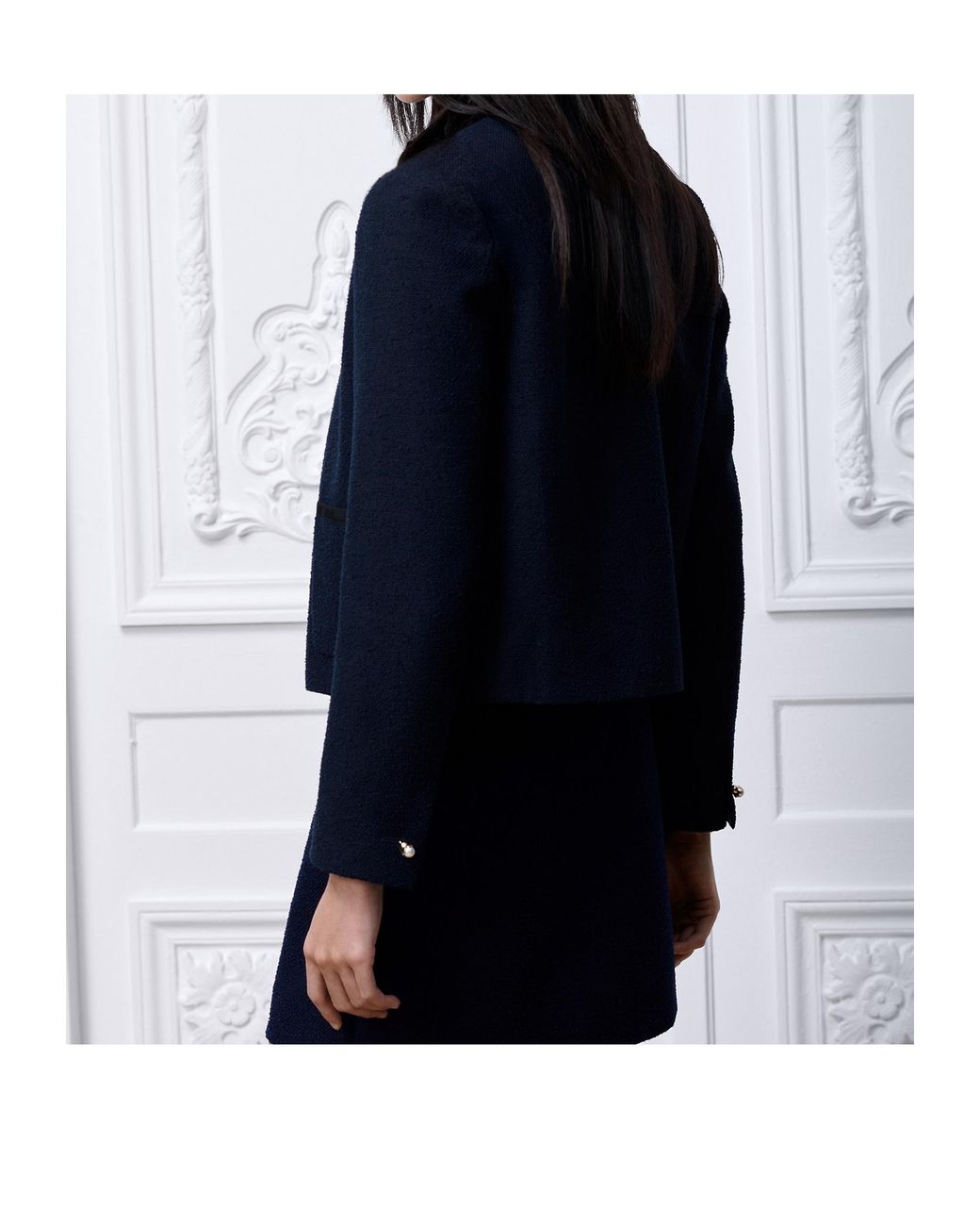 Dior Blue Cropped Jacket