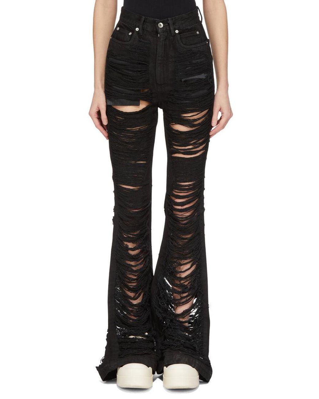 Rick Owens Black Bolan Jeans