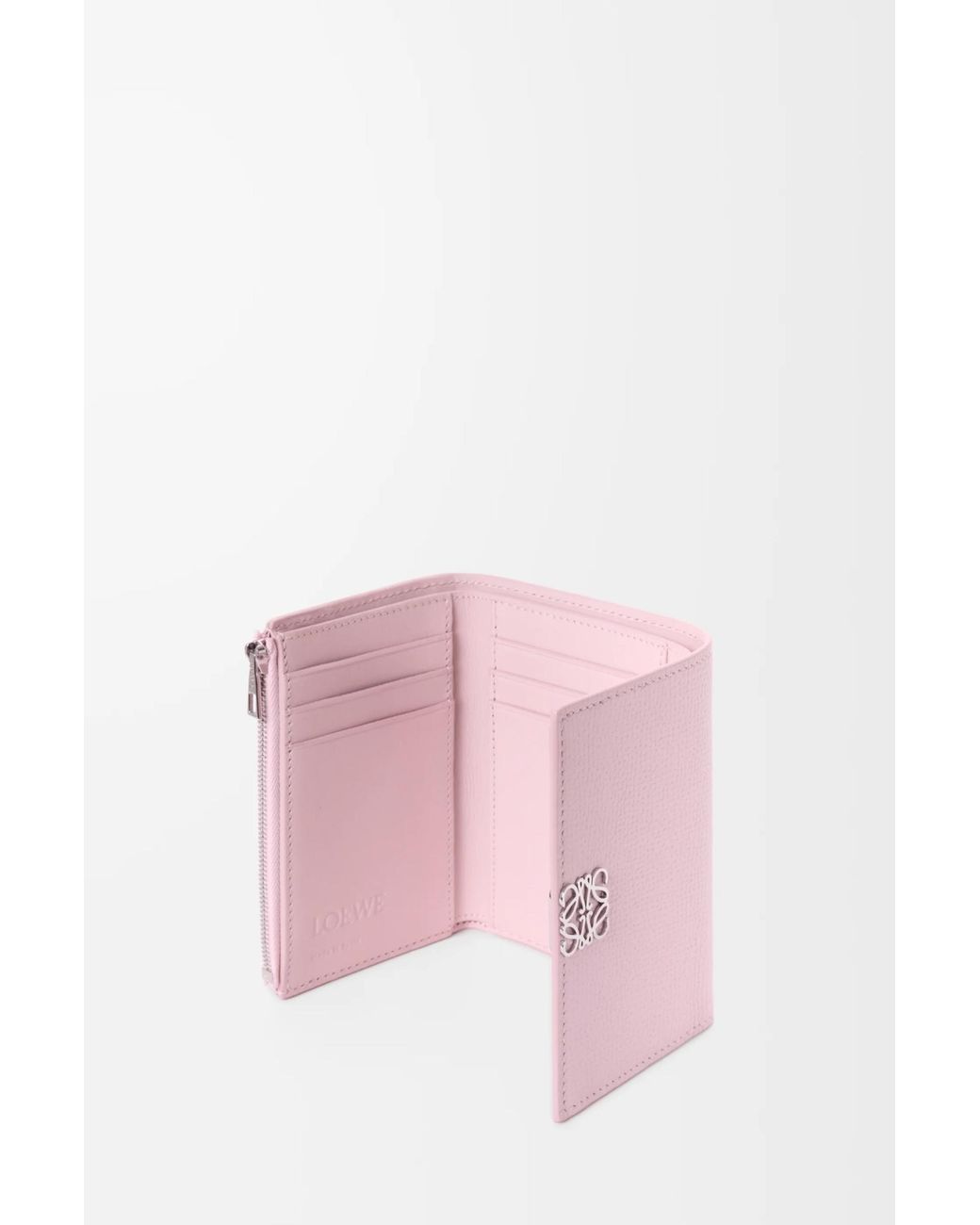 Loewe Pink Anagram Small Vertical Wallet