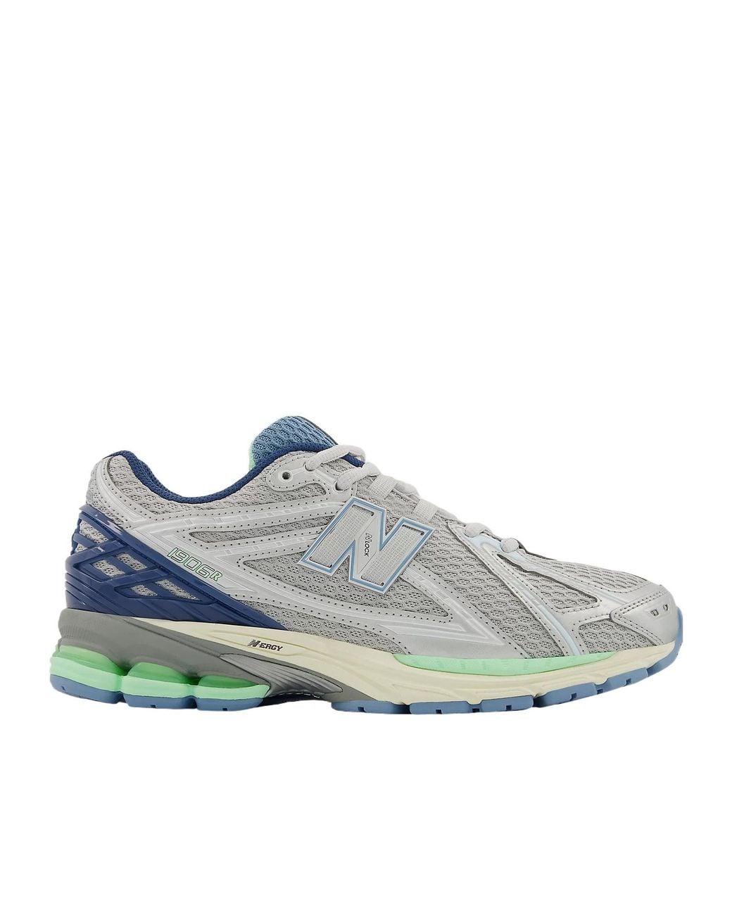 New Balance Gray 1906 Lace-Up Sneakers for men