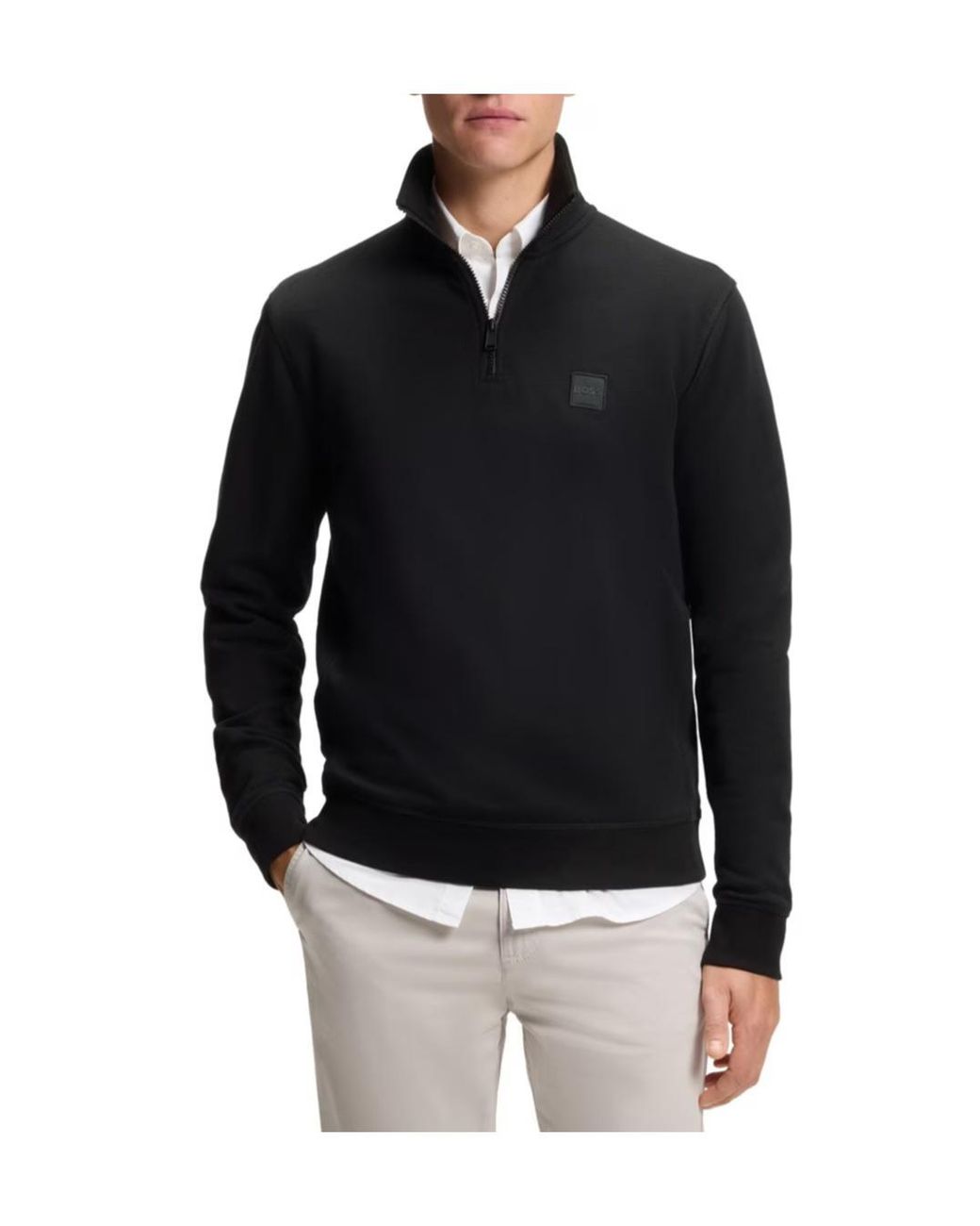 Boss Black Zetrust Quarter Zip Fleece for men
