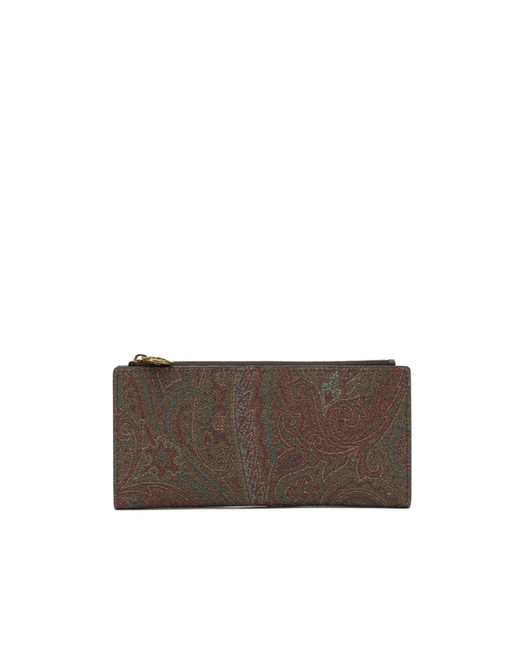 Etro Brown Arnica Bi-Fold Wallet