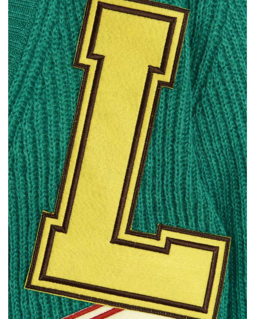 LC23 Green V-Neck Cardigan for men